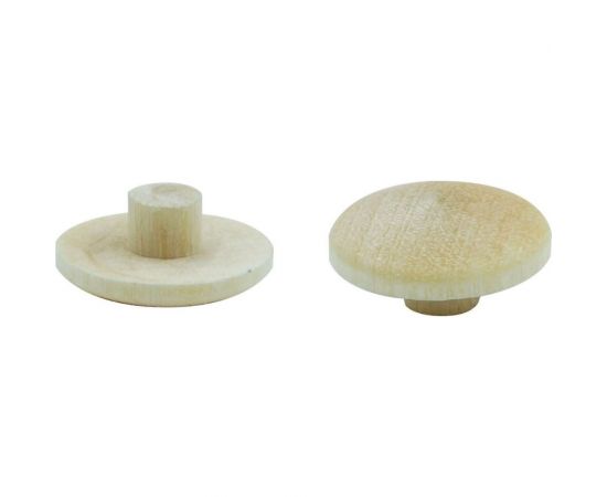 Деревянная заглушка под стяжку ЕВРОПАРТНЕР внутр. шестигранник, 4 мм, береза, 16 шт. 16 1083 1 