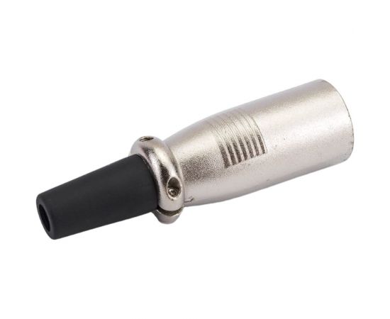 Разъем XLR 5P штекер Pro Legend металл на кабель с хомутом 70мм, PL2188 – изображение 4