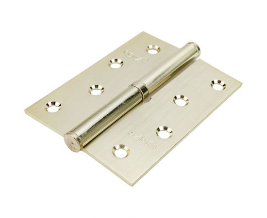 Стальная петля RENZ 100х75х2.5 мм, б/колп., с обв., левая, латунь матовая INRENZ L 100 FH SG- – изображение 8