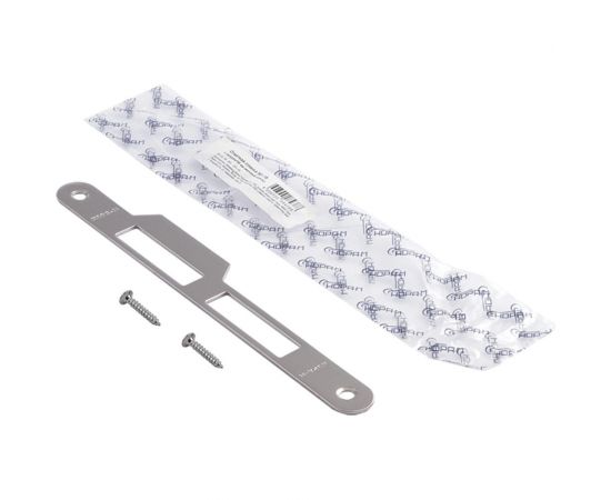 Ответная планка НОРА-М 501.18 матовый никель, 196 мм, с заходом 18348 – изображение 2