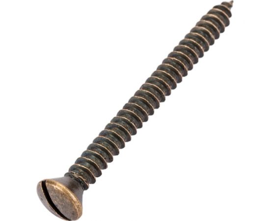 Саморез для выключателя/изолятора МЕЗОНИНЪ цвет - темная бронза GE30002-38 – изображение 3