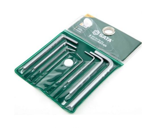 Шестигранники SATA 8 предметов угловые мини пластиковый блистер 09119 – изображение 4