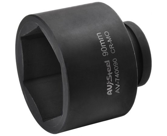 Головка ударная шестигранная (90 мм; 1DR) AV Steel AV-740090 – изображение 2