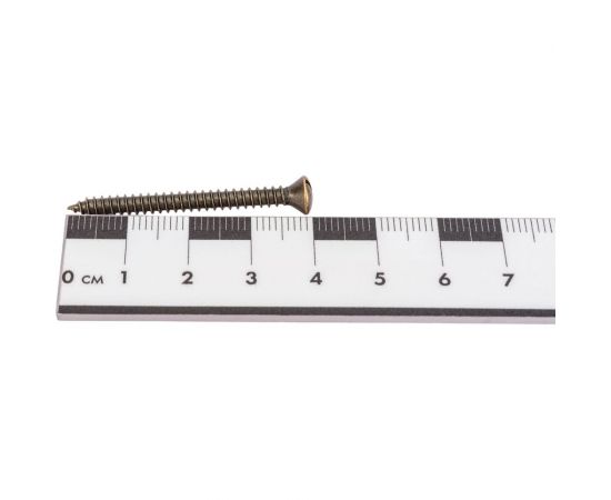 Саморез для выключателя/изолятора МЕЗОНИНЪ цвет - темная бронза GE30002-38 – изображение 2