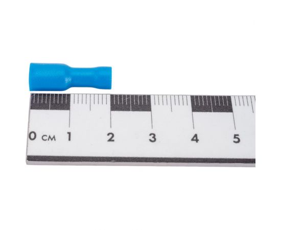 Разъем TDM РППИ-М 2-187 плоский, полностью изолированный, синий, мама, 50 штук SQ0546-0004 – изображение 2