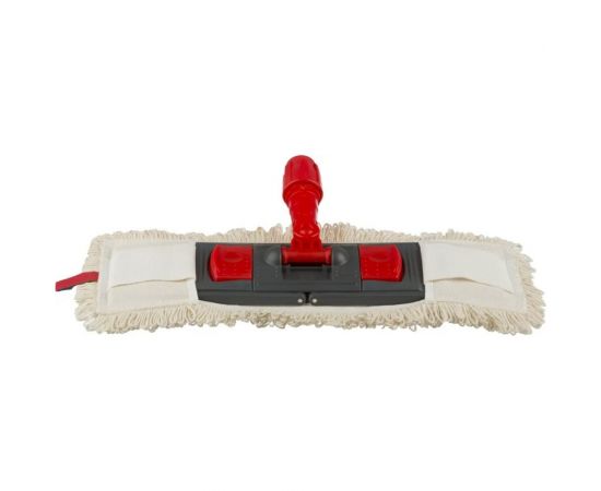 Насадка Luscan МОП плоская, хлопок, микрофибра, 40x11 см., бежевая 1016068 – изображение 2