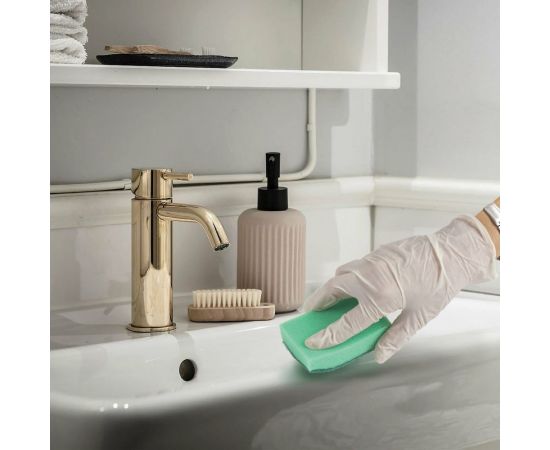 Бытовые губки ОФИСМАГ Maxi, 27x96x64 мм, комплект 10 шт, поролон/абразив, для посуды/уборки К0012, 601553 – изображение 2