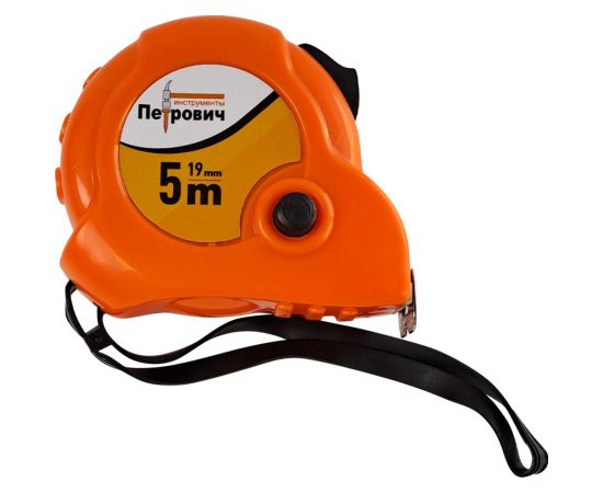 Рулетка Петрович ""SQUARE"" 5м*19мм,с автостопом П074-0519 4100001753 