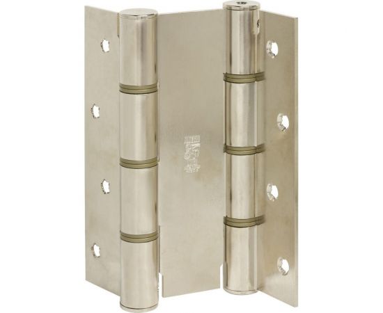 Петля 2-го действия ALDEGHI LUIGI SPA 175x37/50 мм, никель, к-т 2 шт. + монтаж. набор 87AN175-50 