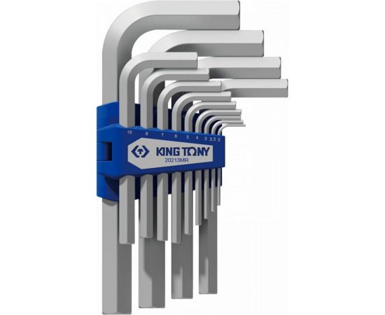 Набор Г-образных шестигранников 2-19 мм KING TONY 13 предметов ST20213MR 