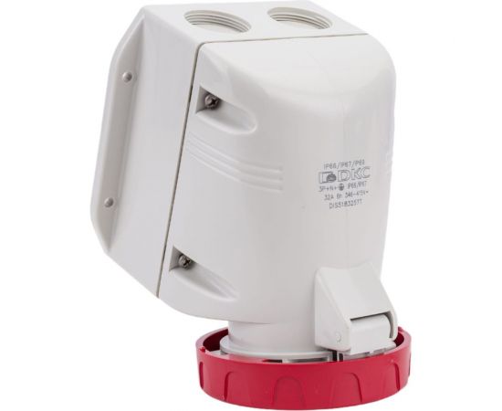 Розетка DKC наружная установка 32А 400В 3P+E+N IP67 DIS5183257T 