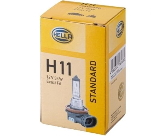 Лампа накаливания Hella H11 12V 55W PGJ 192 8GH 008 358-121 – изображение 2