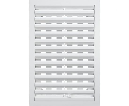 Решетка 2030РРПН наружная ASA вентиляционная регулируемая (200x300 мм; белая) ERA 87-644 – изображение 4