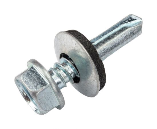 Кровельный саморез с длинным сверлом Метизный двор 6,3х25, 100 шт. 4690441023872 – изображение 4