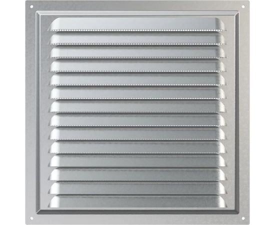 Решетка вентиляционная 2525МЦ вытяжная стальная с оцинкованным покрытием 250x250 мм ERA 86-859 – изображение 4