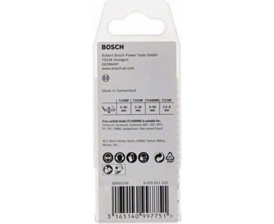 Набор пилок для лобзика по дереву и металлу (15 шт.) Bosch 2607011437 – изображение 2