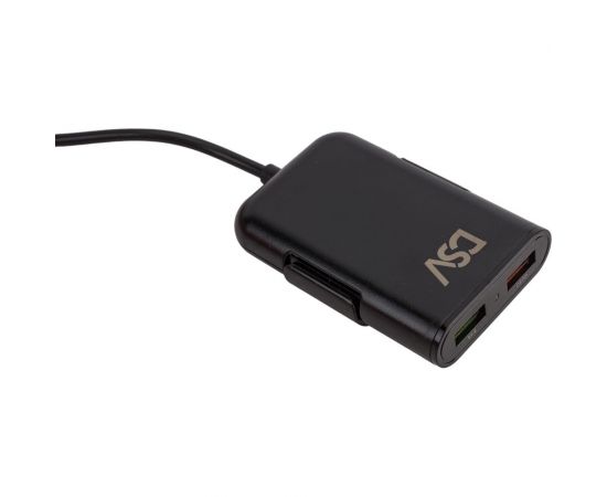 Автомобильное зарядное устройство для телефона и гаджетов DSV 4 USB с проводом R77009 – изображение 7
