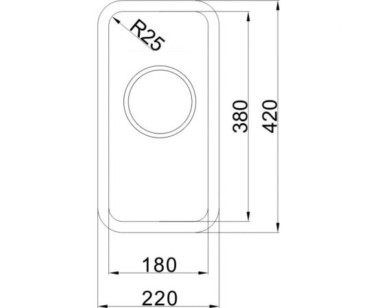 Кухонная мойка Oulin круглый выпуск OL-0361 – изображение 2