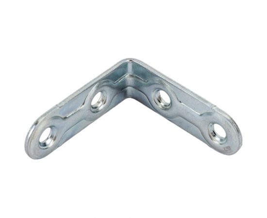 Мебельный кронштейн РемоКолор усиленный, оцинкованный, 42x42 мм 71-2-214 – изображение 4