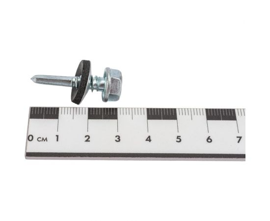 Кровельный саморез с длинным сверлом Метизный двор 6,3х25, 100 шт. 4690441023872 – изображение 2