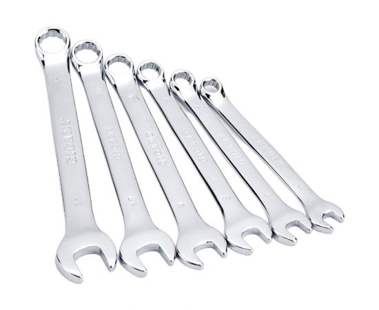 Набор комбинированных ключей Gigant 6 - 22 мм, 12 шт., полированный хром GDWSP-12 – изображение 11