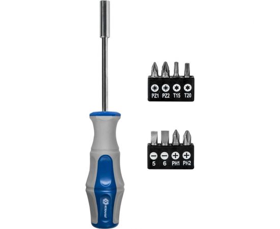 Отверточная рукоятка Ultra Grip с набором бит КОБАЛЬТ 646-676 – изображение 2