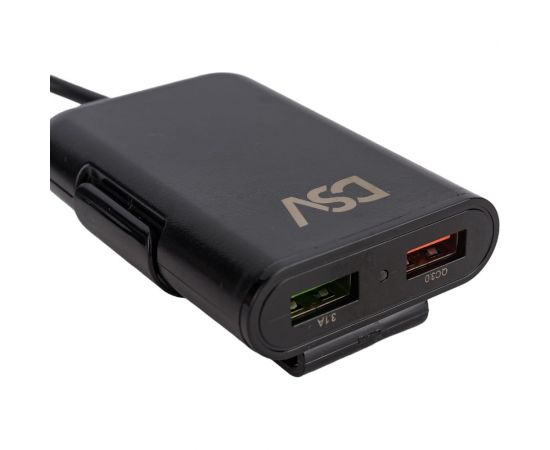 Автомобильное зарядное устройство для телефона и гаджетов DSV 4 USB с проводом R77009 – изображение 5