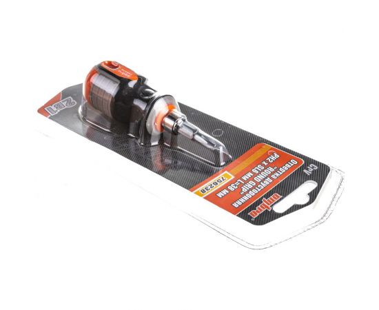 Стержневая двусторонняя отвертка Ombra ROUND GRIP РН2,SL6x38 мм 756238 55773 – изображение 3