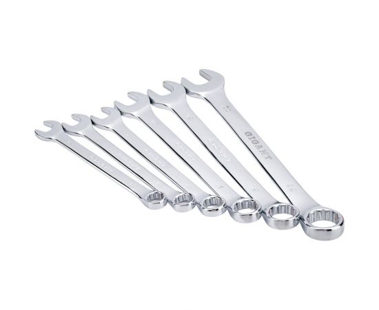 Набор комбинированных ключей Gigant 6 - 22 мм, 12 шт., полированный хром GDWSP-12 – изображение 10