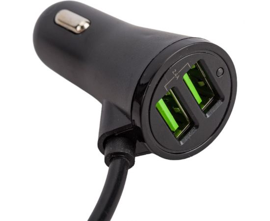 Автомобильное зарядное устройство для телефона и гаджетов DSV 4 USB с проводом R77009 – изображение 4