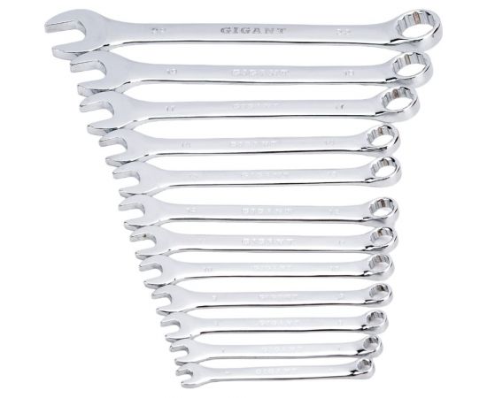Набор комбинированных ключей Gigant 6 - 22 мм, 12 шт., полированный хром GDWSP-12 – изображение 8