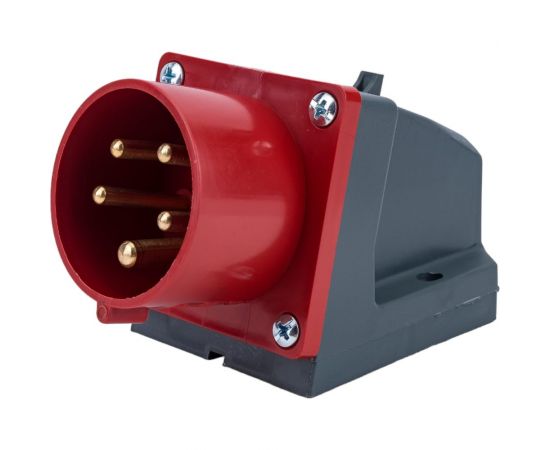 Стационарная вилка IEK 515 3Р+РЕ+N 16А 380В IP44 PSR52-016-5 