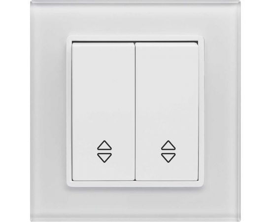 Реверсивный двухклавишный выключатель Vesta Electric Exclusive White FVK050106BEL 
