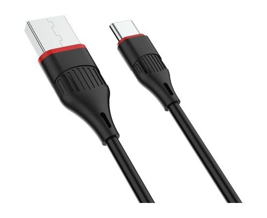 USB-кабель Borofone BX17 Enjoy AM-Type-C 1 метр, 3A, ПВХ, черный 23752-BX17tBK 