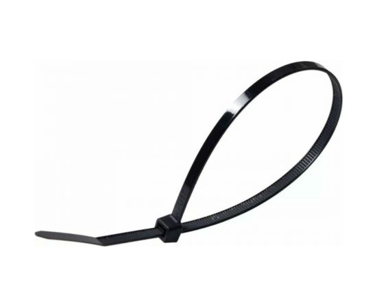 Хомут-стяжка РОССНА 7,6x500 черный, пластиковый, 100 шт. Р860821 