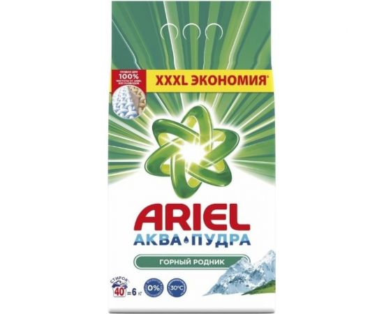 Порошок для стирки Ariel автомат Горный родник 6кг 5413149836433 