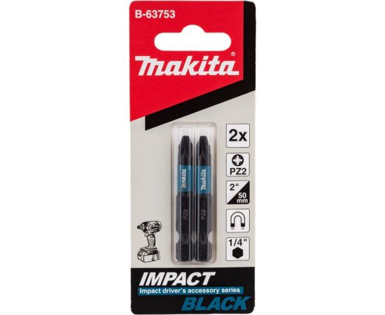 Насадка Impact PZ2 2 шт, 50 мм, Е-form Makita B-63753 