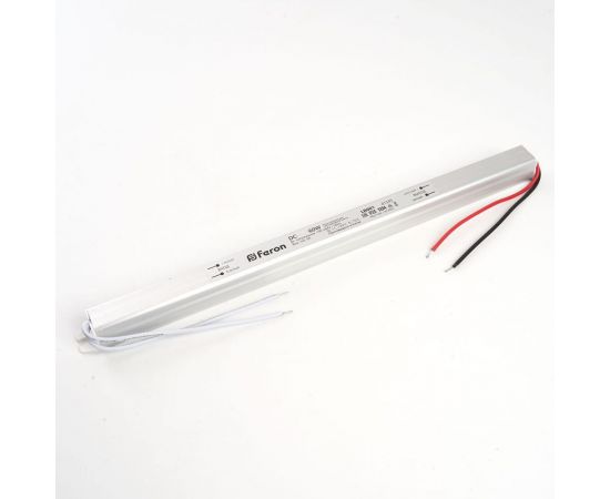 Электронный трансформатор FERON для светодиодной ленты 60W 24V (ультратонкий драйвер), LB001 48014 