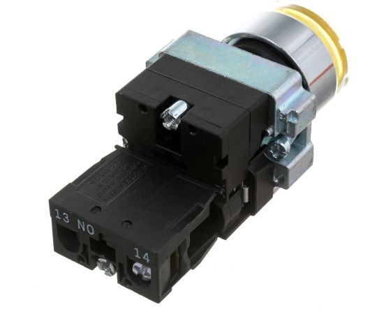 Кнопка управления IEK LAY5-BW3561 с подсветкой, желтый, 1з, ИЭК BBT50-BW-K05 – изображение 4