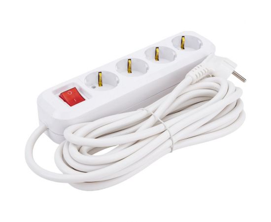 Удлинитель UNIVersal s-304а пвс 3/1,5 4гн. с заземлением, с выключателем, длина 5м (еврослот) 1735 – изображение 5