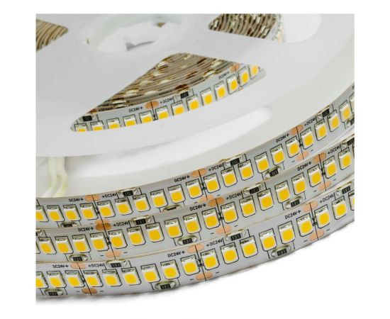 Светодиодная лента Apeyron в блистере, 3м 24В, 26Вт/м, smd2835, 240д/м, IP20, 2700Лм/м, подложка 10мм, холодный белый 238BL – изображение 9