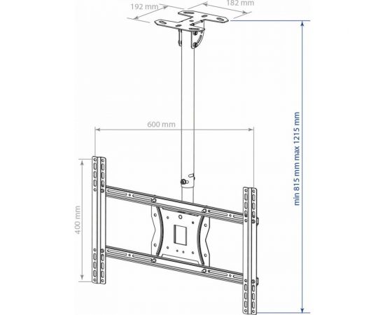 TV кронштейн Kromax COBRA 4, black 25016 – изображение 4