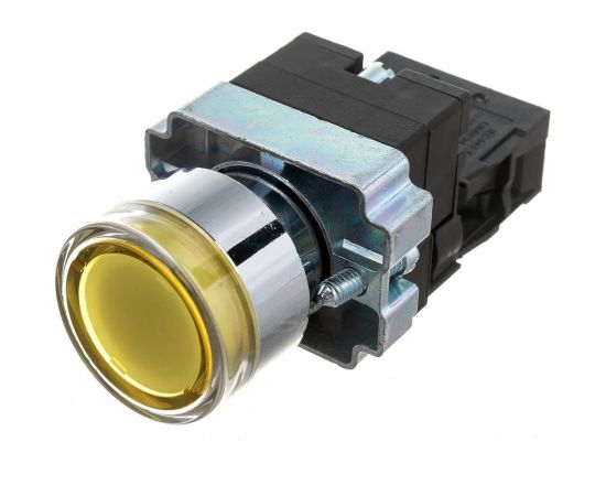 Кнопка управления IEK LAY5-BW3561 с подсветкой, желтый, 1з, ИЭК BBT50-BW-K05 – изображение 3