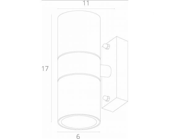 Уличный светильник Arte Lamp A3302AL-2WH – изображение 3