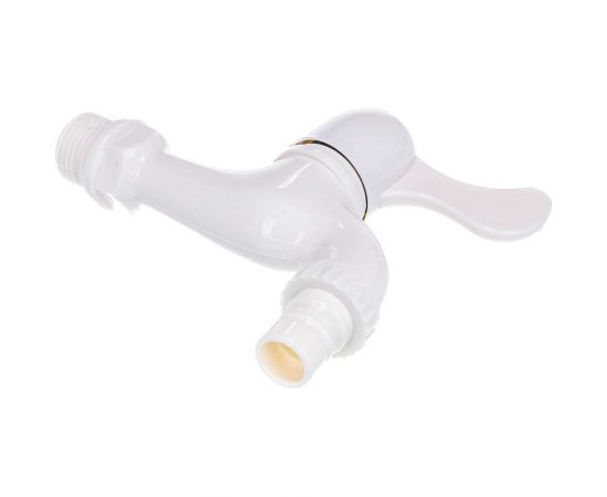 Пластиковый водоразборный кран Terma белый 66454 – изображение 2