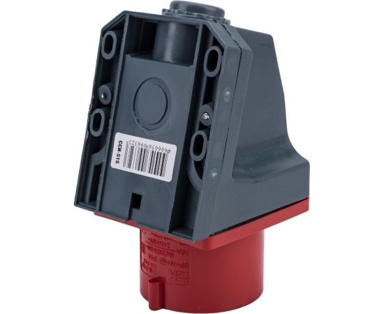 Стационарная вилка IEK 515 3Р+РЕ+N 16А 380В IP44 PSR52-016-5 – изображение 4
