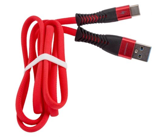 Дата-кабель More Choice Smart USB 3.0A для Type-C нейлон 1м K41Sarb – изображение 3