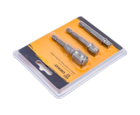 Набор адаптеров под биты (3 шт; 1/2""; 1/4""; 3/8"") DEKO 065-0762 – изображение 2