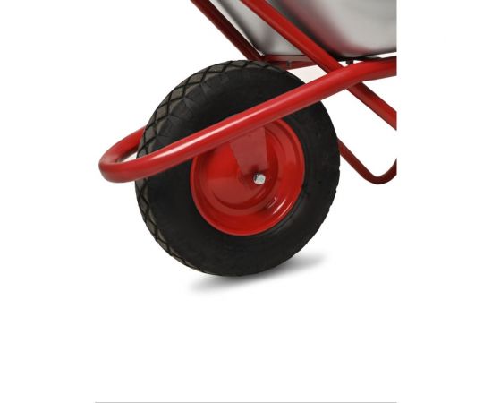 Строительная одноколесная тачка с пневмоколесом БИЗОН 110 л, 250 кг 13809 – изображение 8
