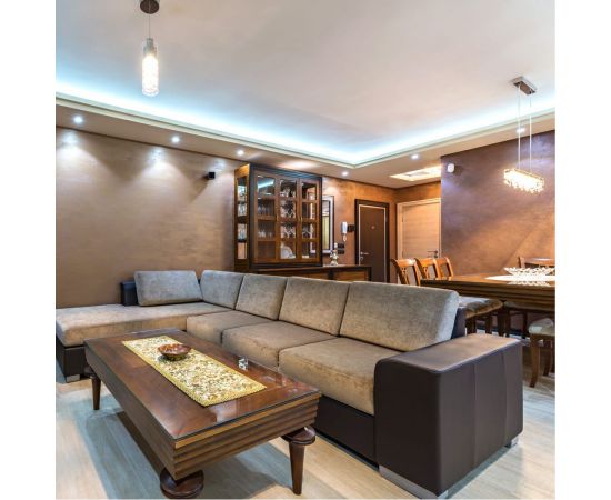 Светодиодная лента Apeyron в блистере, 3м 24В, 26Вт/м, smd2835, 240д/м, IP20, 2700Лм/м, подложка 10мм, холодный белый 238BL – изображение 4